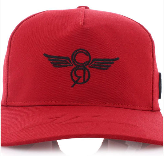 GORRA ROJA LOGO CREATION RECREATION