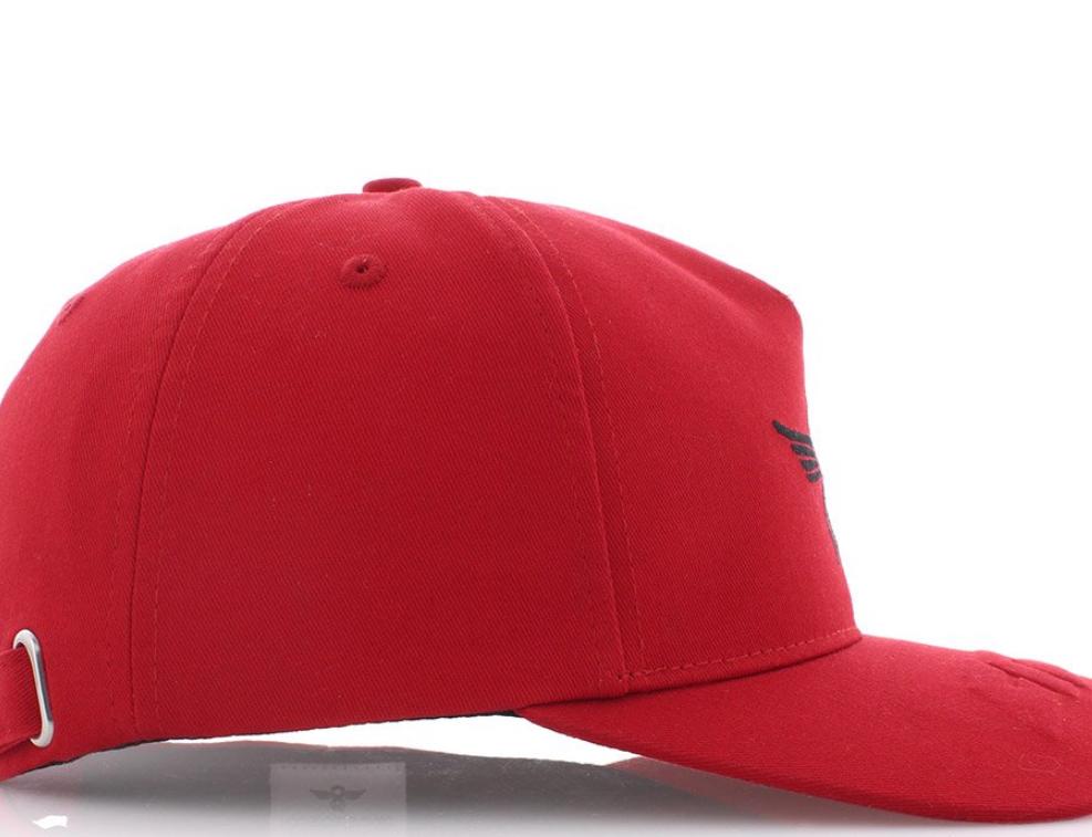 GORRA ROJA LOGO CREATION RECREATION