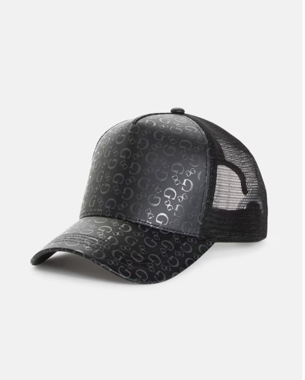 GORRA NEGRA GUESS LOGO