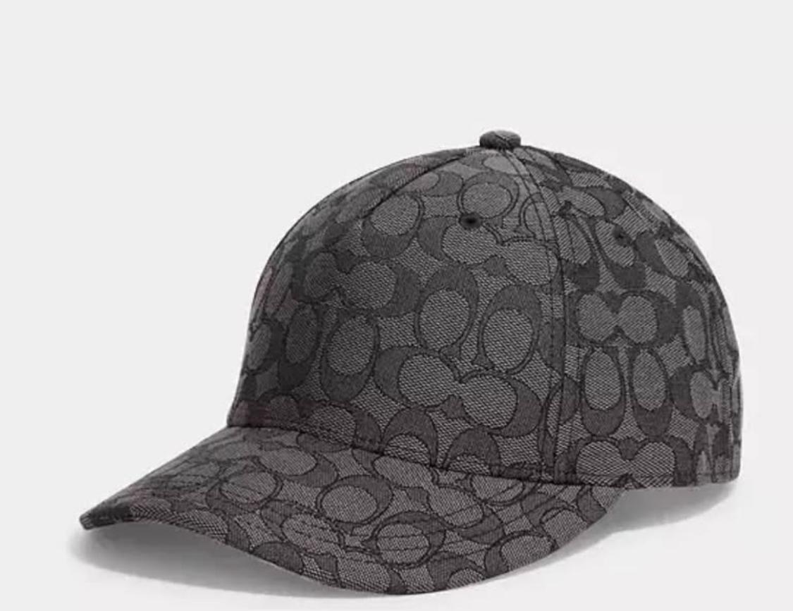 GORRA COACH SIGNATURE NEGRA