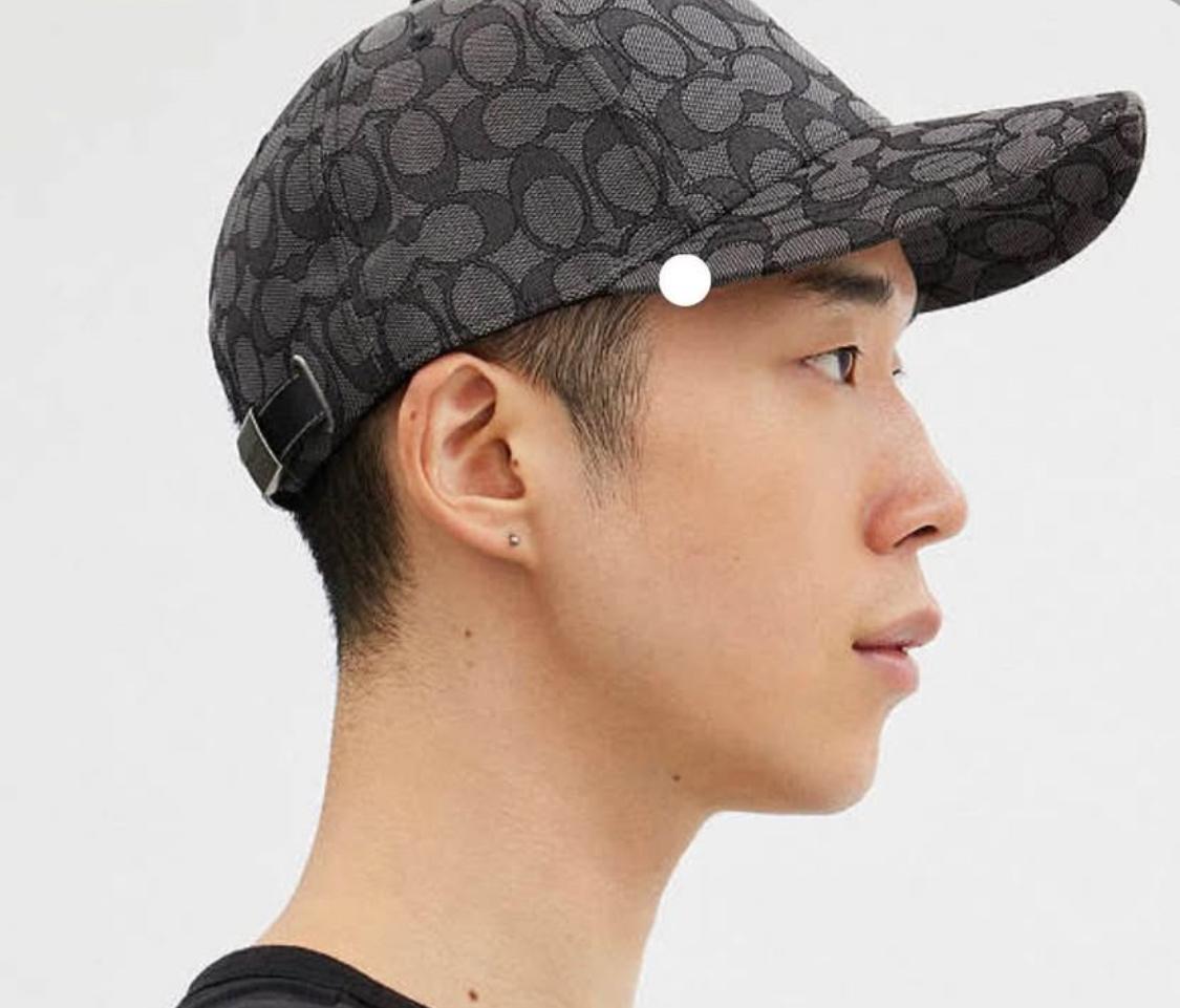 GORRA COACH SIGNATURE NEGRA