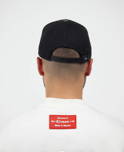 GORRA CLEMONT ARCANO NEGRA TEJA ROJA