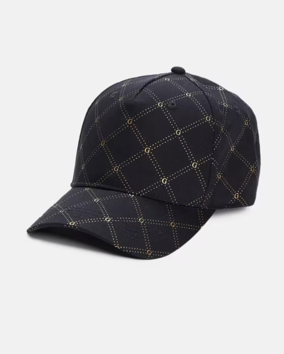 GORRA NEGRA GUESS TELA